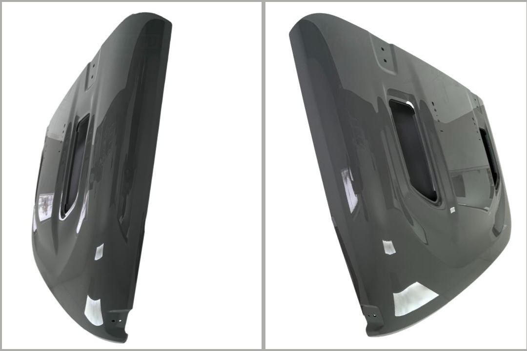 2018-2025 Jeep Wrangler Hood Painted (WITH: Vents Holes)