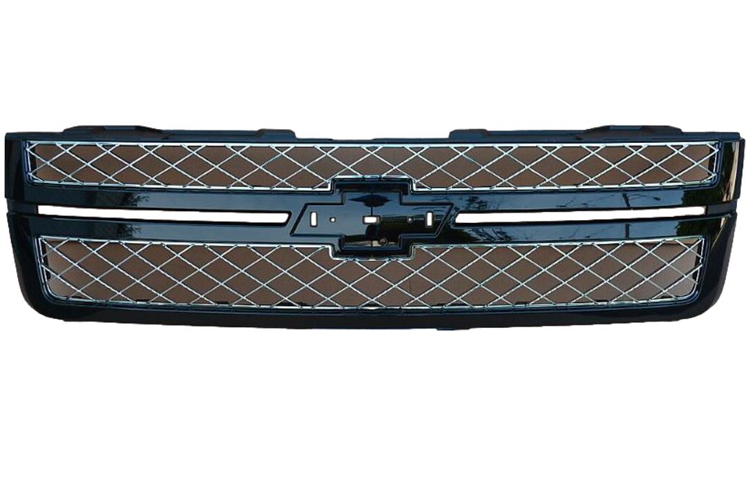 2014 Chevrolet Silverado Grille Painted (2500HD/3500 HD | OEM Only) Magna Steel Metallic (WA706S) 22842235