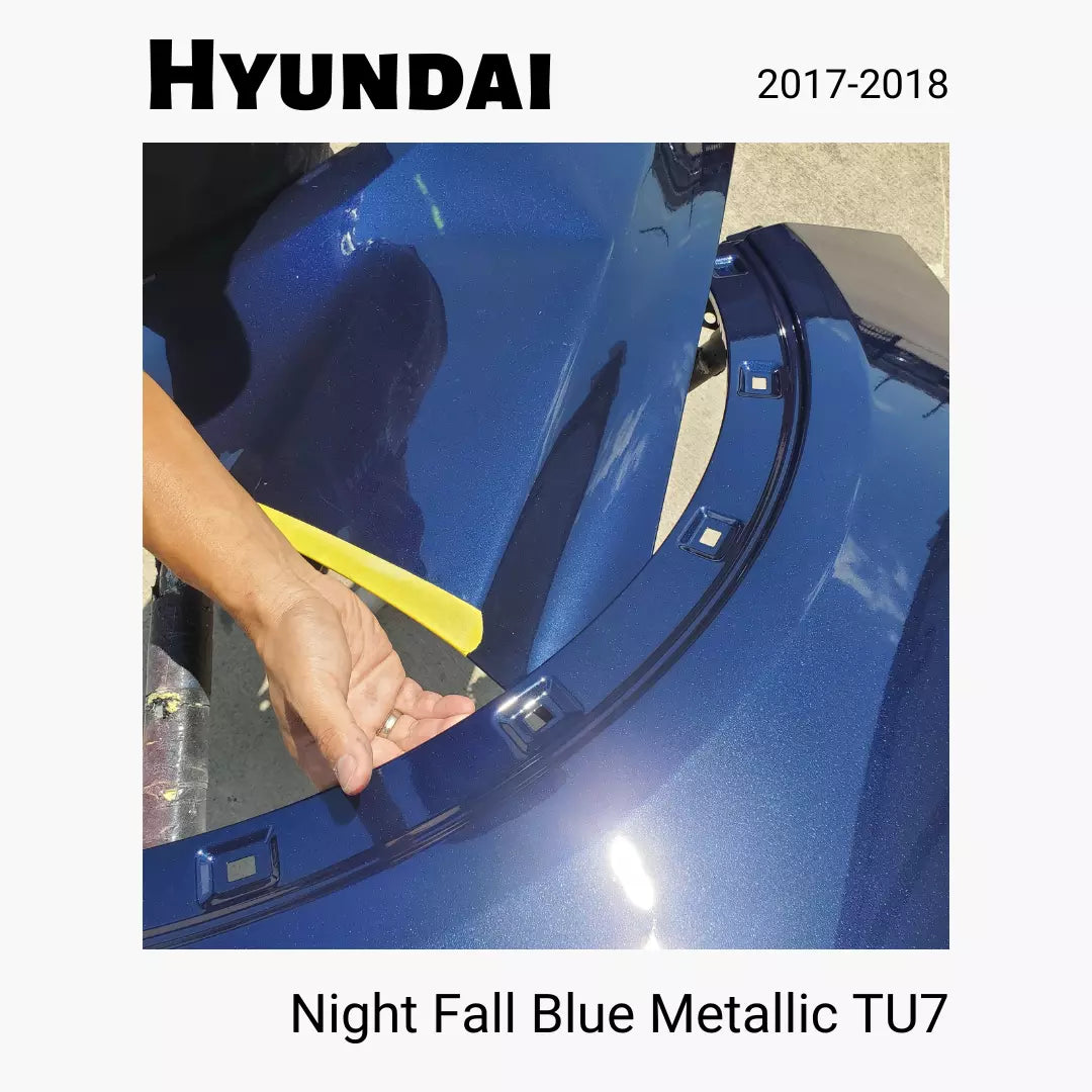 Hyundai Paint Code TU7 (Night Fall Blue Metallic) - ReveMoto Custom Paint Match
