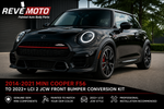 2014-2021 MINI Cooper F56 to 2022+ LCI2 JCW front bumper conversion before and after