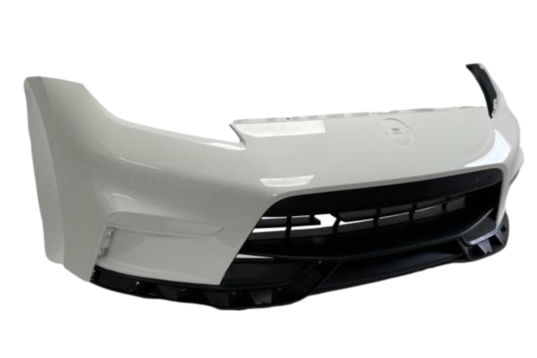 28366 - 2015-2020 Nissan 370Z : Front Bumper Painted (Nismo Models) White Pearl (QAB) FBM226GA0H