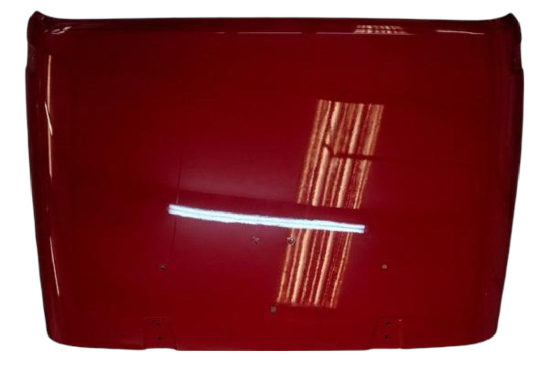2007-2012 Jeep Wrangler Hood Painted Flame Red PR4