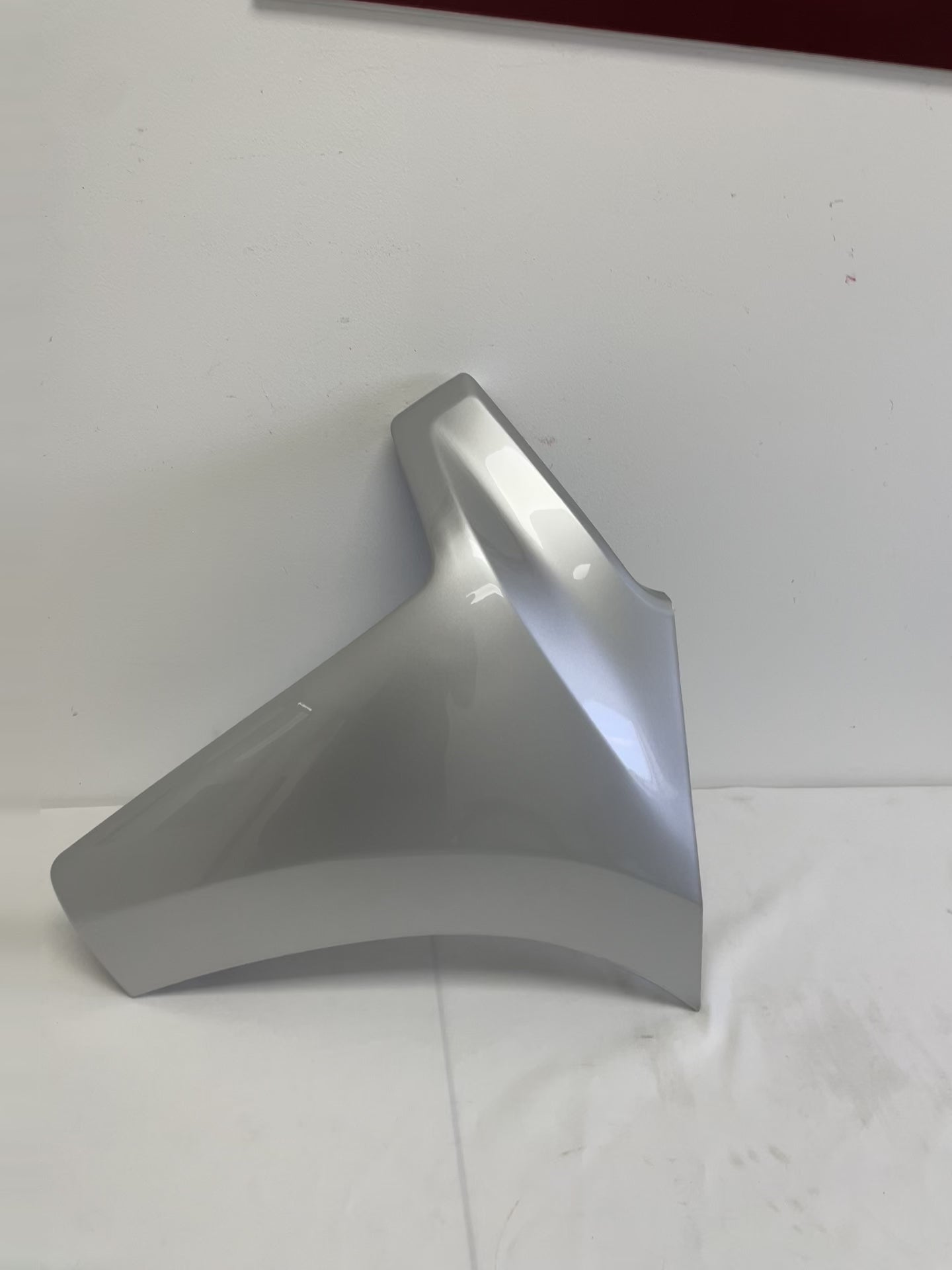 Painted Front Bumper End Cap Extension for  2019-2022 Chevrolet Silverado  Switchblade Silver Metallic (WA636R) 84658017 GM1016110 ReveMoto Painted Auto Body Parts Replacement