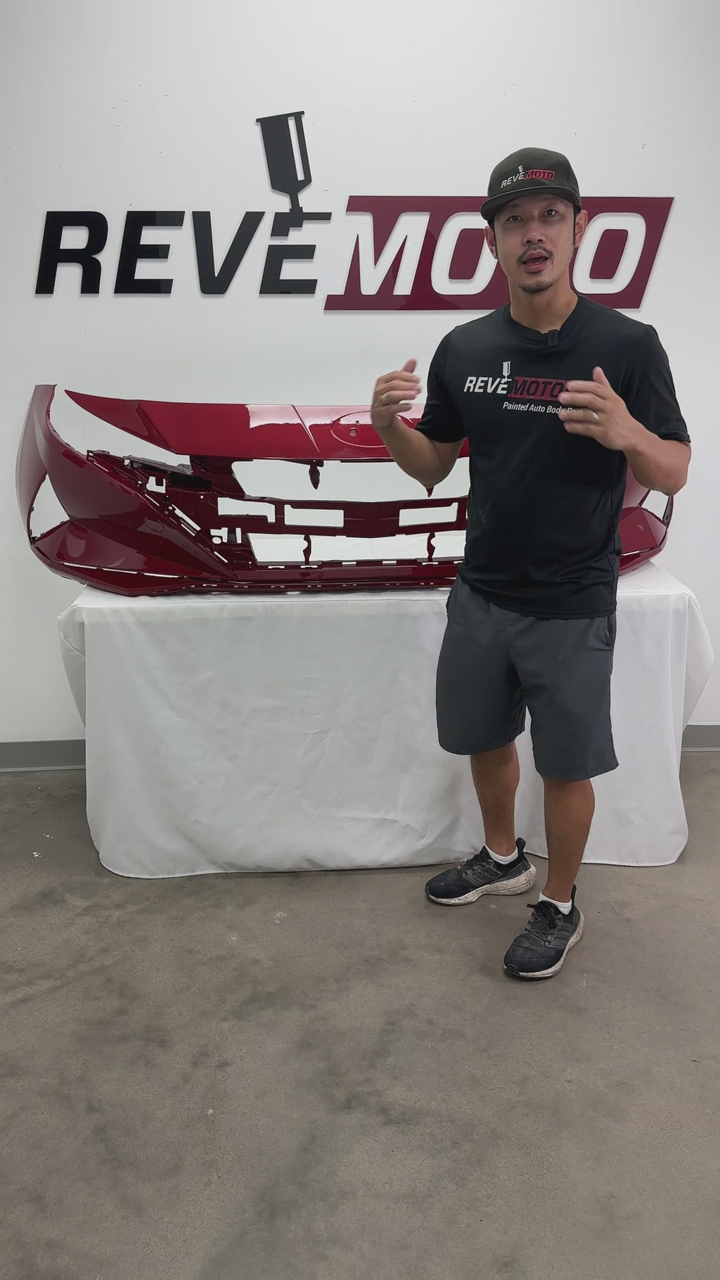 2021-2023 Hyundai Elantra Front Bumper Painted (Korea Built | WITHOUT: Limited) ReveMoto Painted Auto Parts Replacement