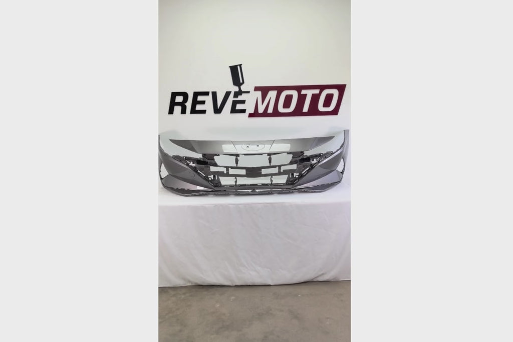 2021-2023 Hyundai Elantra Front Bumper Painted Fluid Metal Metallic (M6T) 86511AA000 HY1000250 ReveMoto Painted Auto Parts Replacement