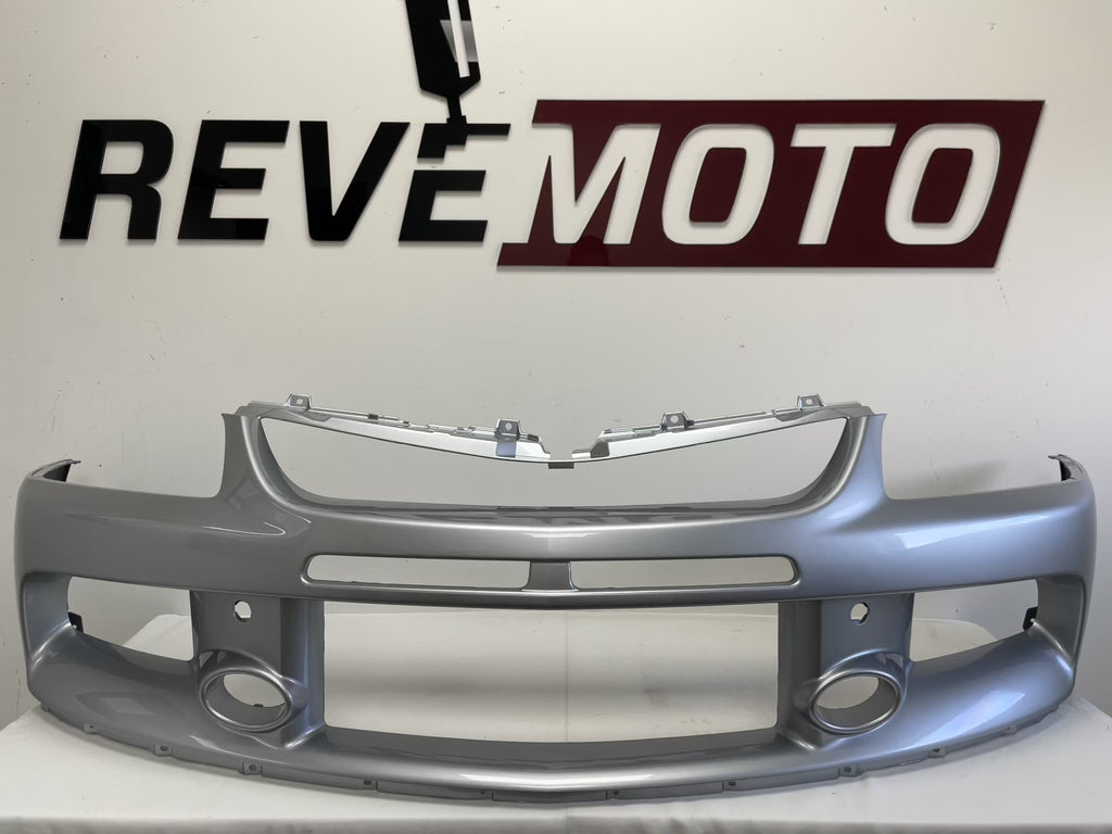25487 - 2006 Mitsubishi Lancer Evolution Front Bumper Painted Cool Silver Metallic (A31) 6400B000
