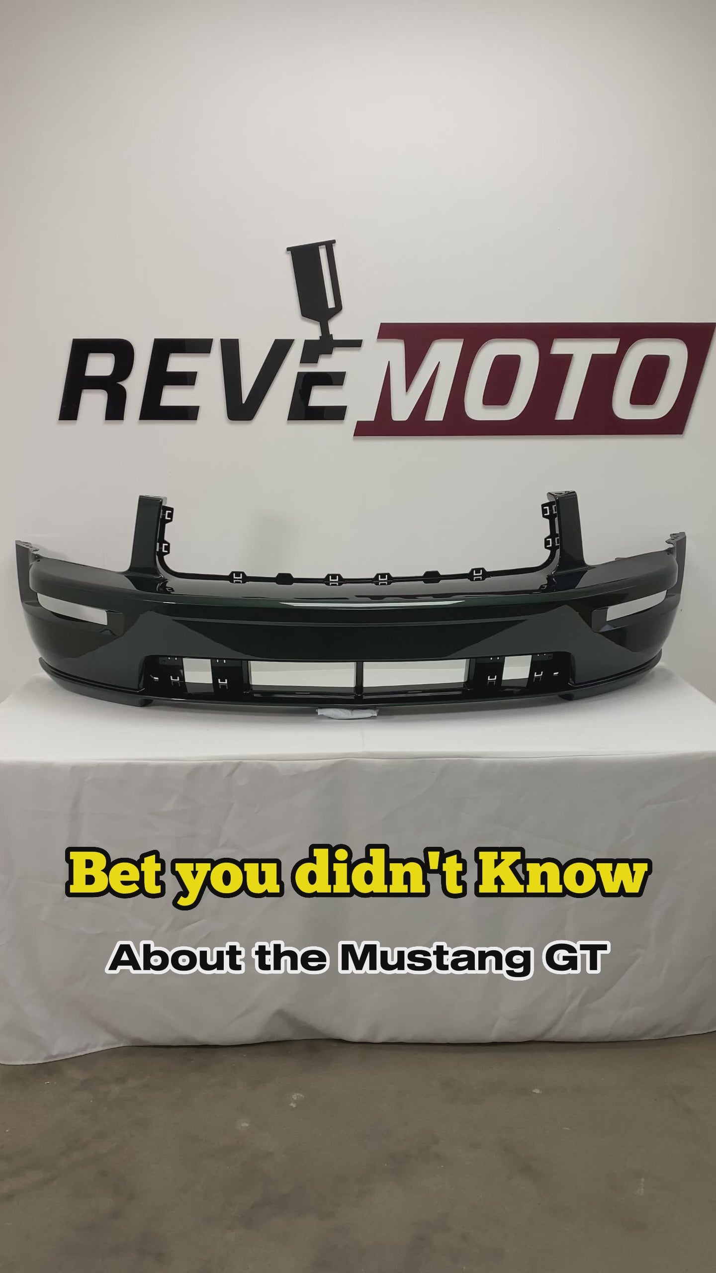 Painted Front Bumper Cover for 2005-2009 Ford Mustang (GT w/o California Package) Highland Green Metallic (PX) 5R3Z17D957BAA07 FO1000575