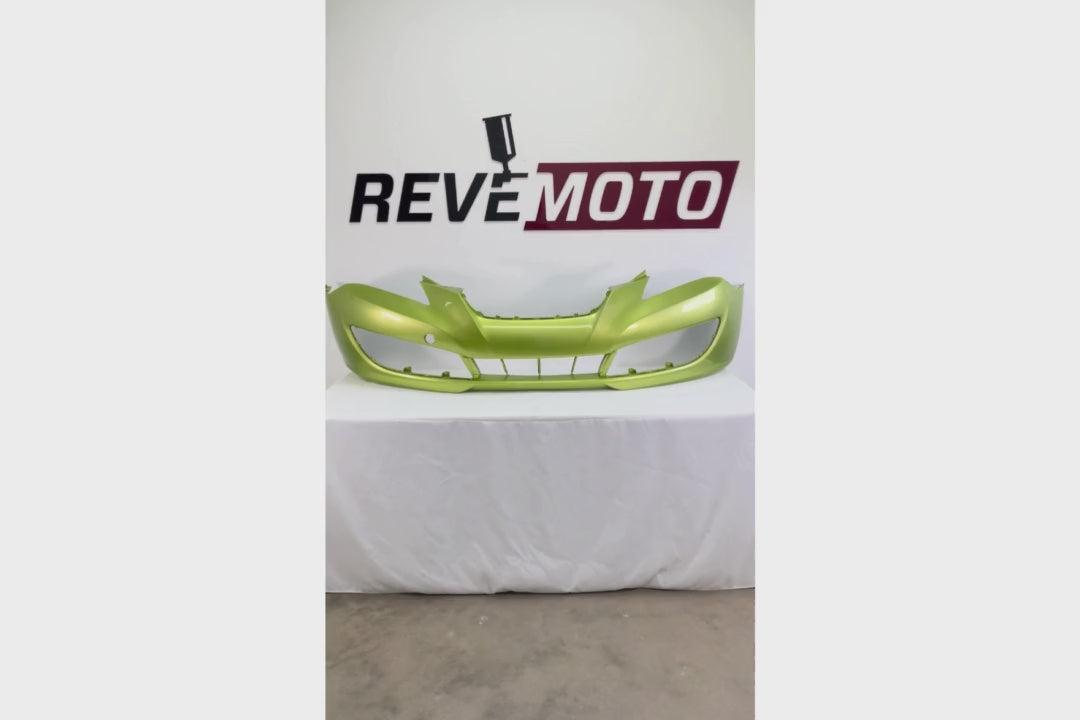 Painted Front Bumper Cover for 2010-2012 Hyundai Genesis Coupe Lime Rock Green Metallic (NJA) 865112M000 