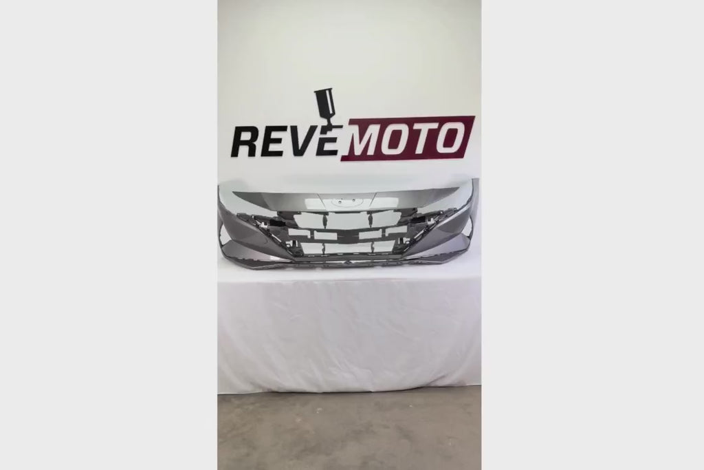 2021-2024 Hyundai Elantra Front Bumper Painted Fluid Metal Metallic (M6T) 86511AA000 HY1000250 ReveMoto Painted Auto Parts Replacement