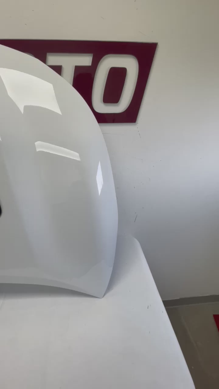 Painted Hood 2023-2024 Toyota GR Corolla (WITH: Vents) Super White II (040) 5330112B90 ReveMoto Painted Auto Body Parts Replacement