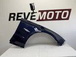 25200 - 2010-2014 Ford Mustang Fender Painted (WITH: Pony Package) Right, Passenger-Side Kona Blue Metallic (L6) AR3Z16005B FO1241282 ReveMoto Painted Auto Parts Replacement