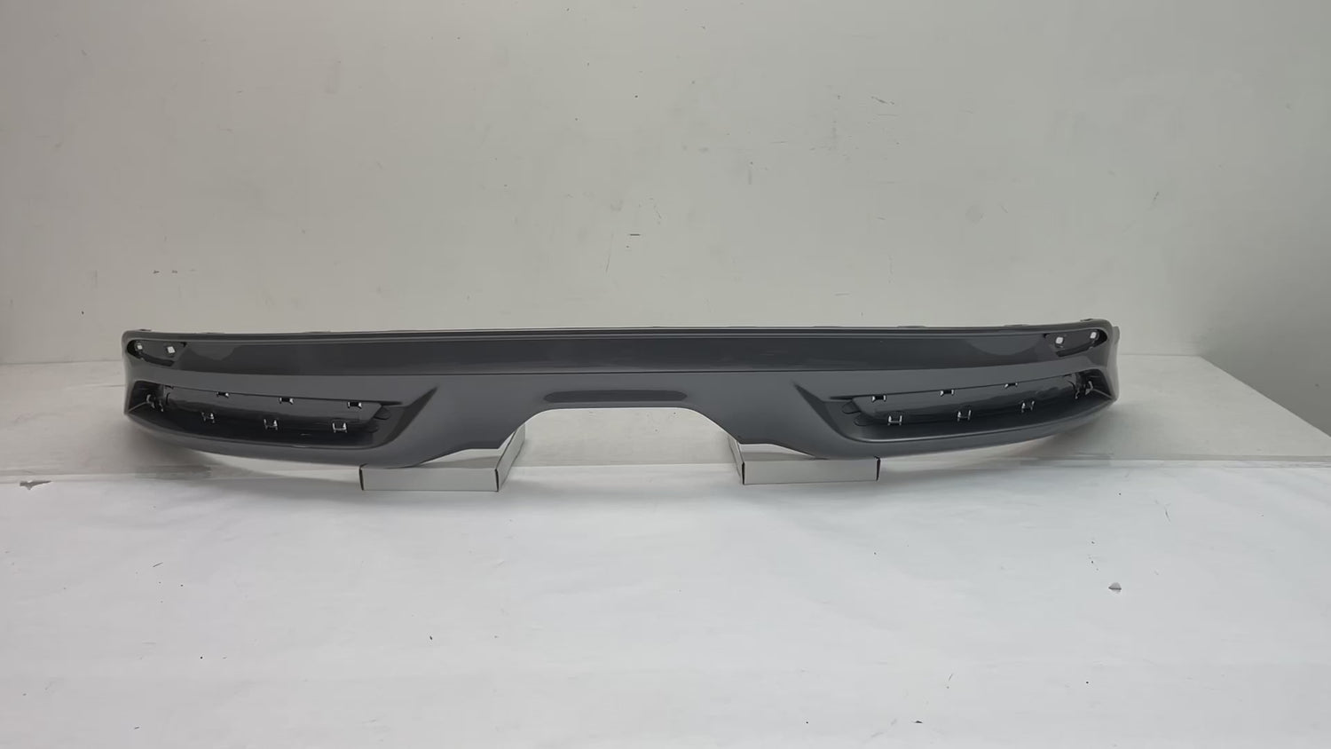 22765 - 2013-2014 Ford Focus Rear Bumper Lower Valance Painted Sterling Gray Metallic (UJ) For ST Hatchback Models | WITHOUT: RS CM5Z17810AB