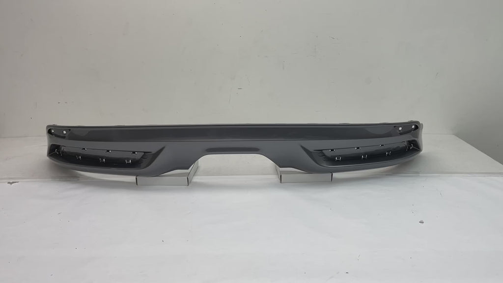 22765 - 2013-2014 Ford Focus Rear Bumper Lower Valance Painted Sterling Gray Metallic (UJ) For ST Hatchback Models | WITHOUT: RS CM5Z17810AB
