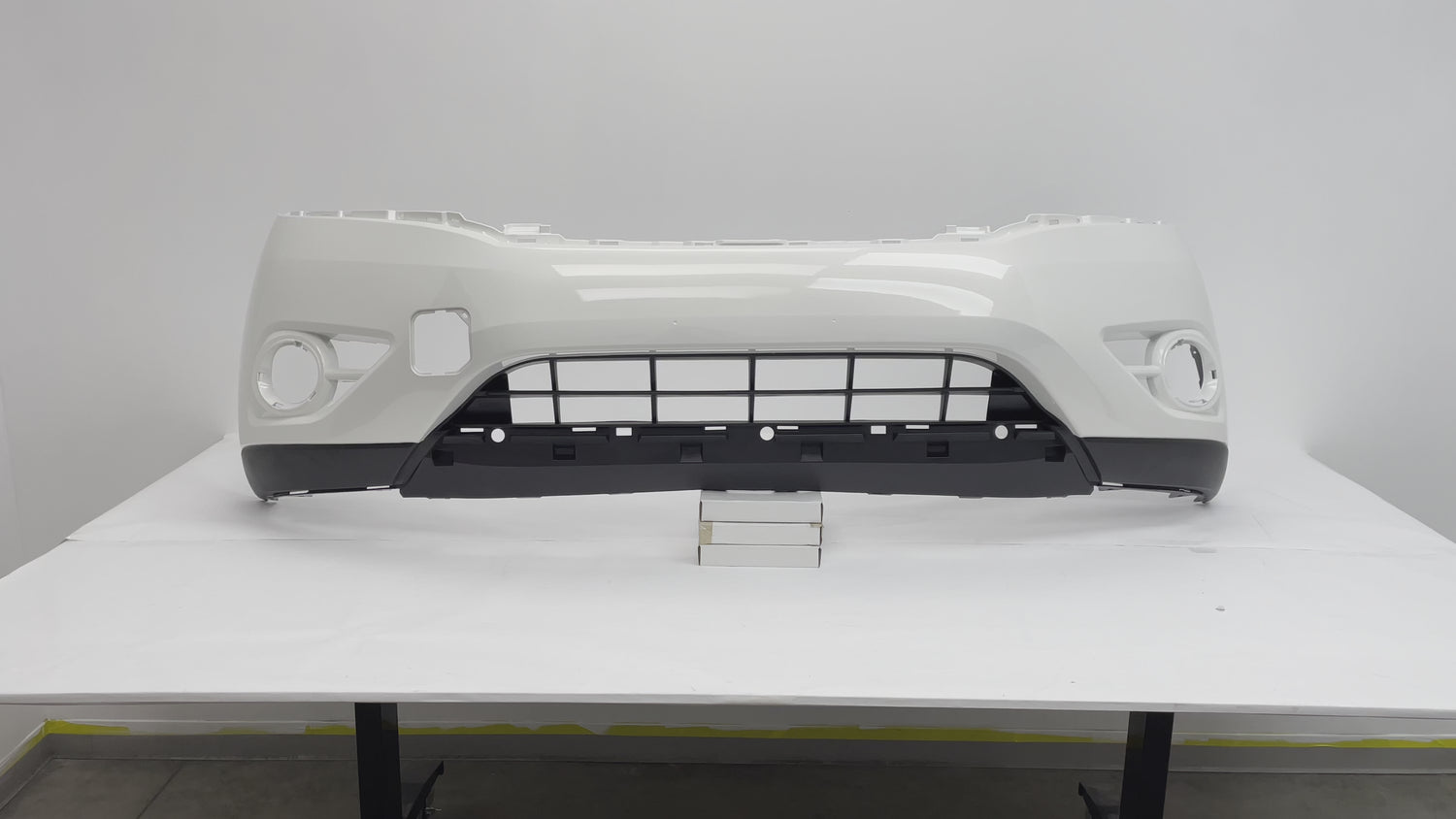 22962 2013-2016 Nissan Pathfinder Front Bumper Painted Moonlight White Pearl (QAA) 620223KA0H NI1000288