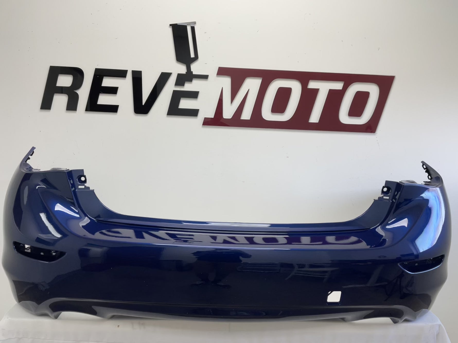 25810 - 2014-2017 Infiniti Q50 Rear Bumper Painted Blue Pearl (RAY)  850224GA0H IN1100152