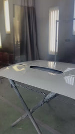 2011-2023 Dodge Durango SRT Hellcat Aluminum Hood Panel With 3 Vents Conversion Painting Process