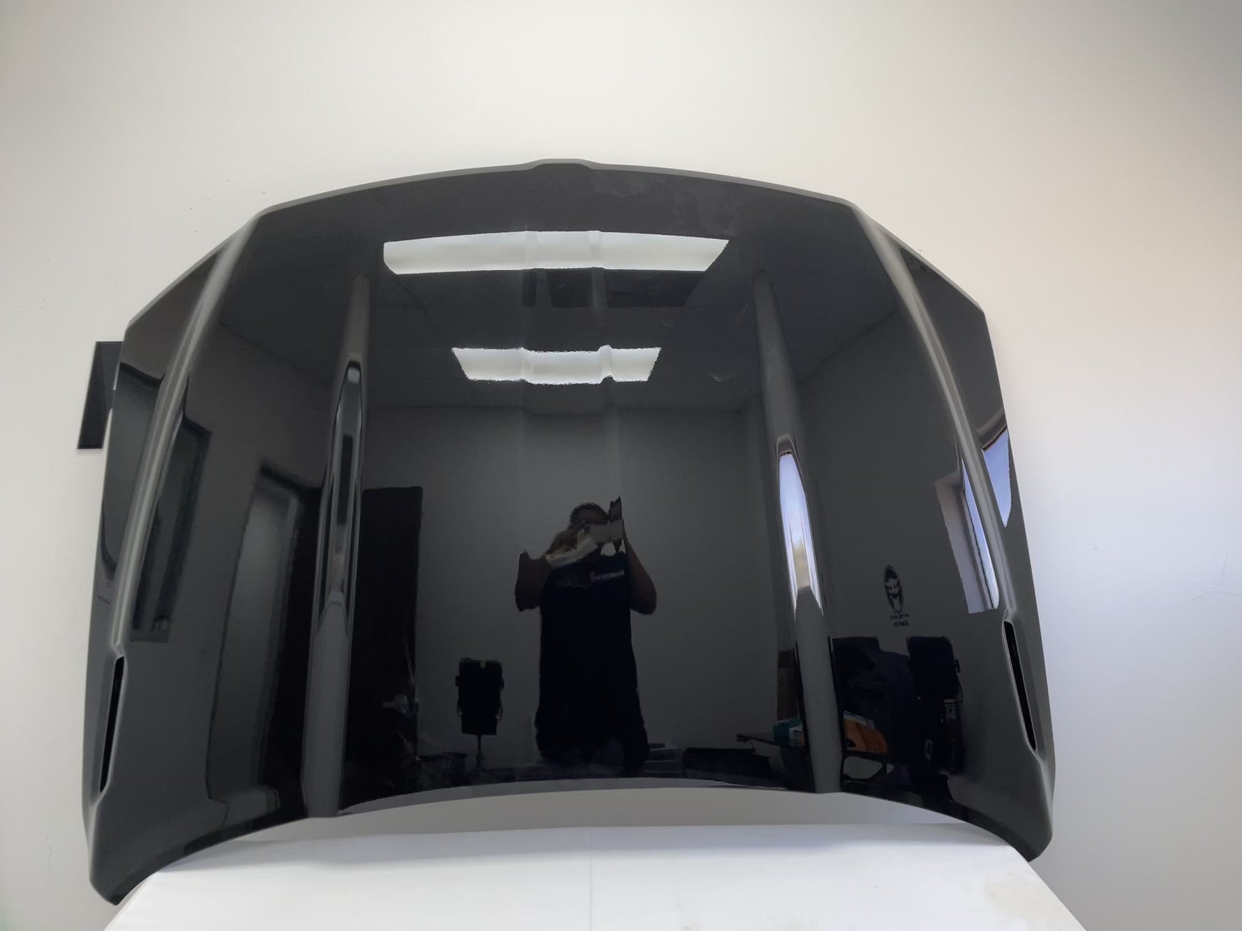 25284A Painted Hood for 2019-2022 Ram 1500 Hood WITHOUT POWER BULGE Aluminum Diamond Black Crystal Pearl (PXK) 68276294AB 68276294AC CH1230325