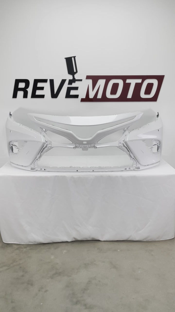 2021-2023 Toyota Camry Front Bumper Painted (SE/XSE | WITH: Park Assist Sensor Holes) Platinum White Pearl (089) 521190X955 TO1000472