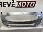 2019-2020 Ford Police Responder Hybrid Front Bumper Painted (wo Tow Hook Holes) Iconic Silver Metallic (JS) KS7Z17D957SAPTM FO1000758
