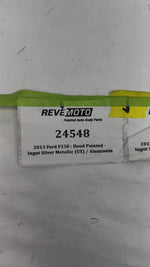 24548 Painted Hood for 2009-2014 Ford F150 Ingot Silver Metallic (UX) 9L3Z16612A FO1230274 ReveMoto Painted Auto Body Parts Replacement