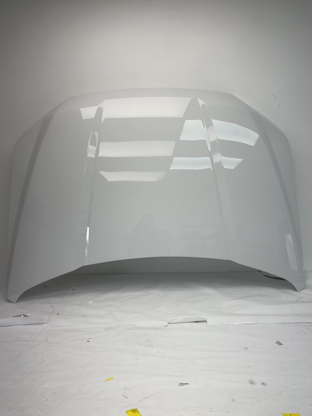 24564 - 2015-2020 Ford F150 Hood Painted Oxford White (YZ) ReveMoto Painted Auto Parts Replacement  FL3Z16612A