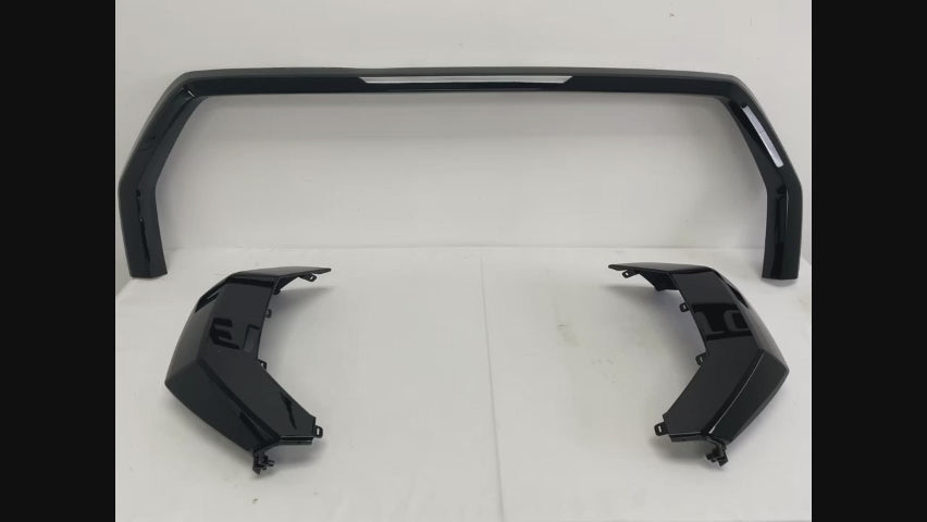 2022-2023 Toyota Tundra Grille Surround Moldings Painted (OEM Only)  Gloss Trim Black (39063) 531110C901