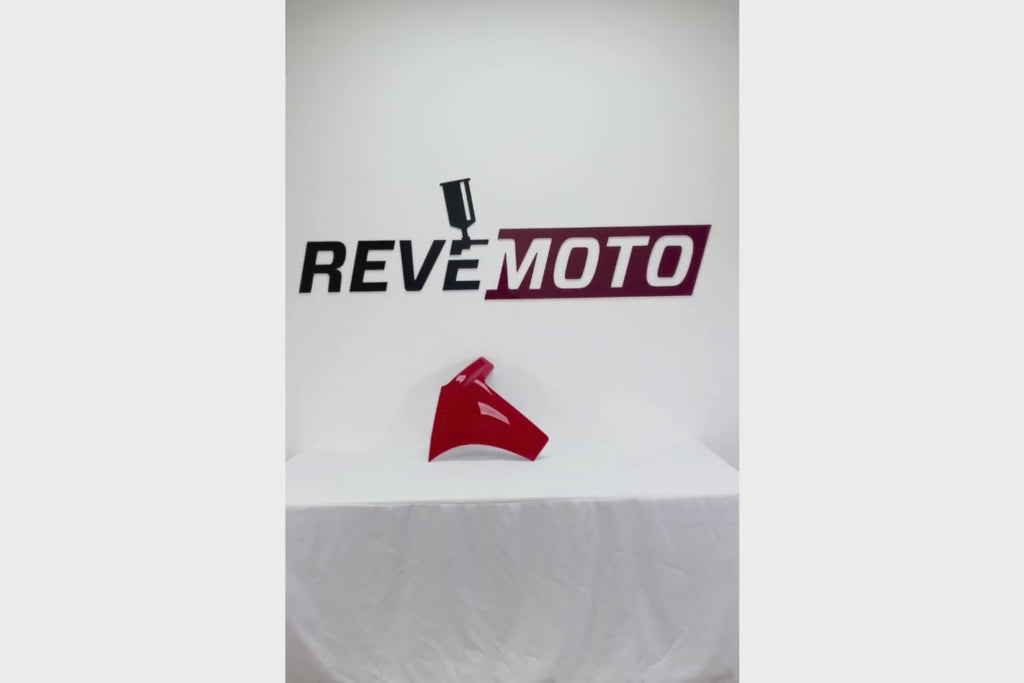 2019-2022 Chevrolet Silverado Front Bumper End Cap Extension Painted (Passenger-Side | US Built) Pull Me Over Red (WA130X) 84658018 GM1017110 ReveMoto Painted Auto Parts Replacement