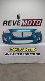  2017-2019 Subaru Impreza Front Bumper Painted Island Blue Pearl (NAC) | 2017-2019 Sedan and Wagon 57704FL10A