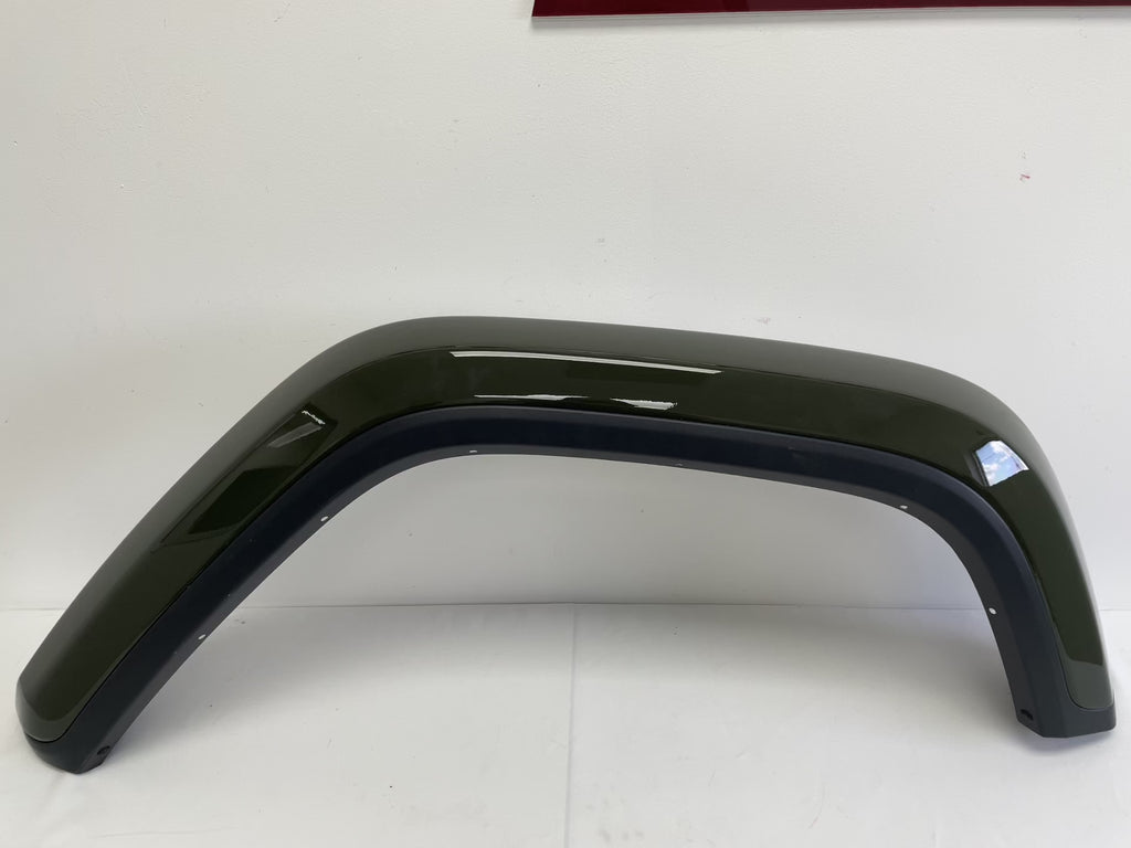 24923 Painted Rear Fender Flare for 2018-2023 Jeep Wrangler Sarge Green (PGG) ReveMoto Painted Auto Body Parts Replacement
