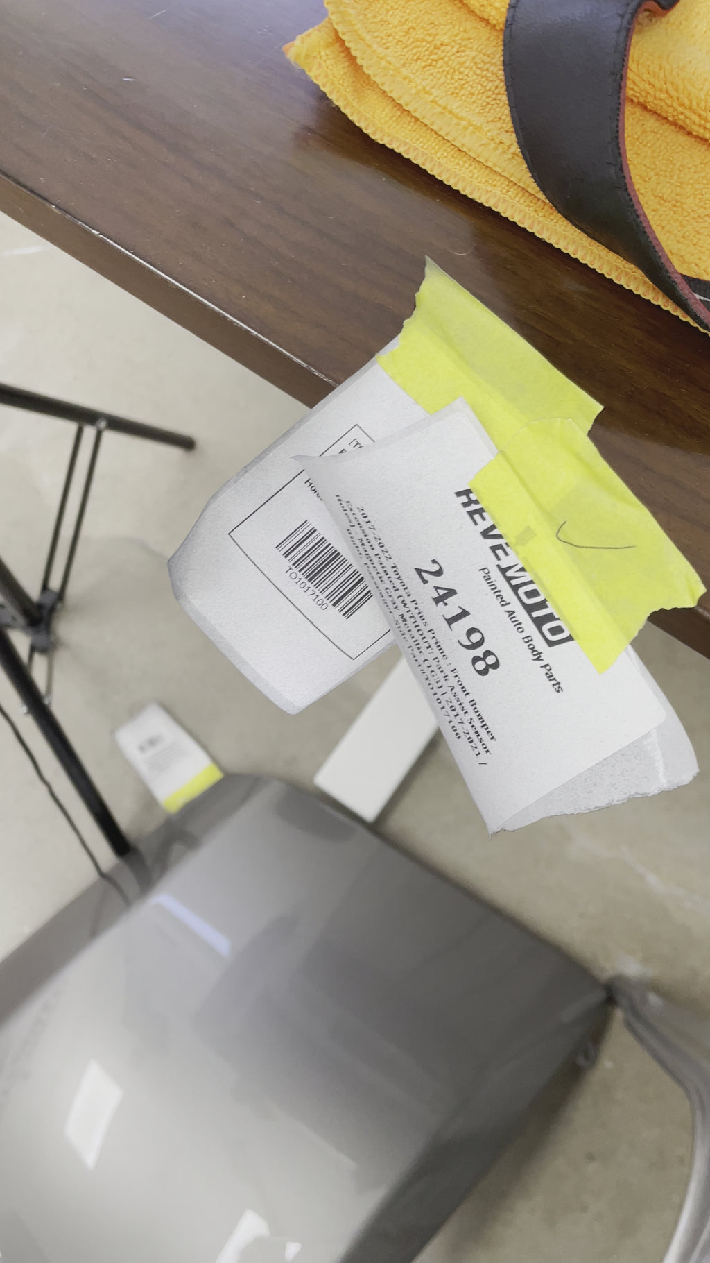 2017-2022 Toyota Prius Prime Front Bumper Extension Painted (WITHOUT: Park Assist Sensor Holes) ReveMoto Painted Auto Body Parts