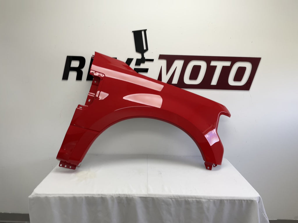  2020-2022 Ford F350 Fender Painted Passenger-Side Race Red (PQ) LC3Z16005A FO1241330 ReveMoto Replacement Painted Auto Parts