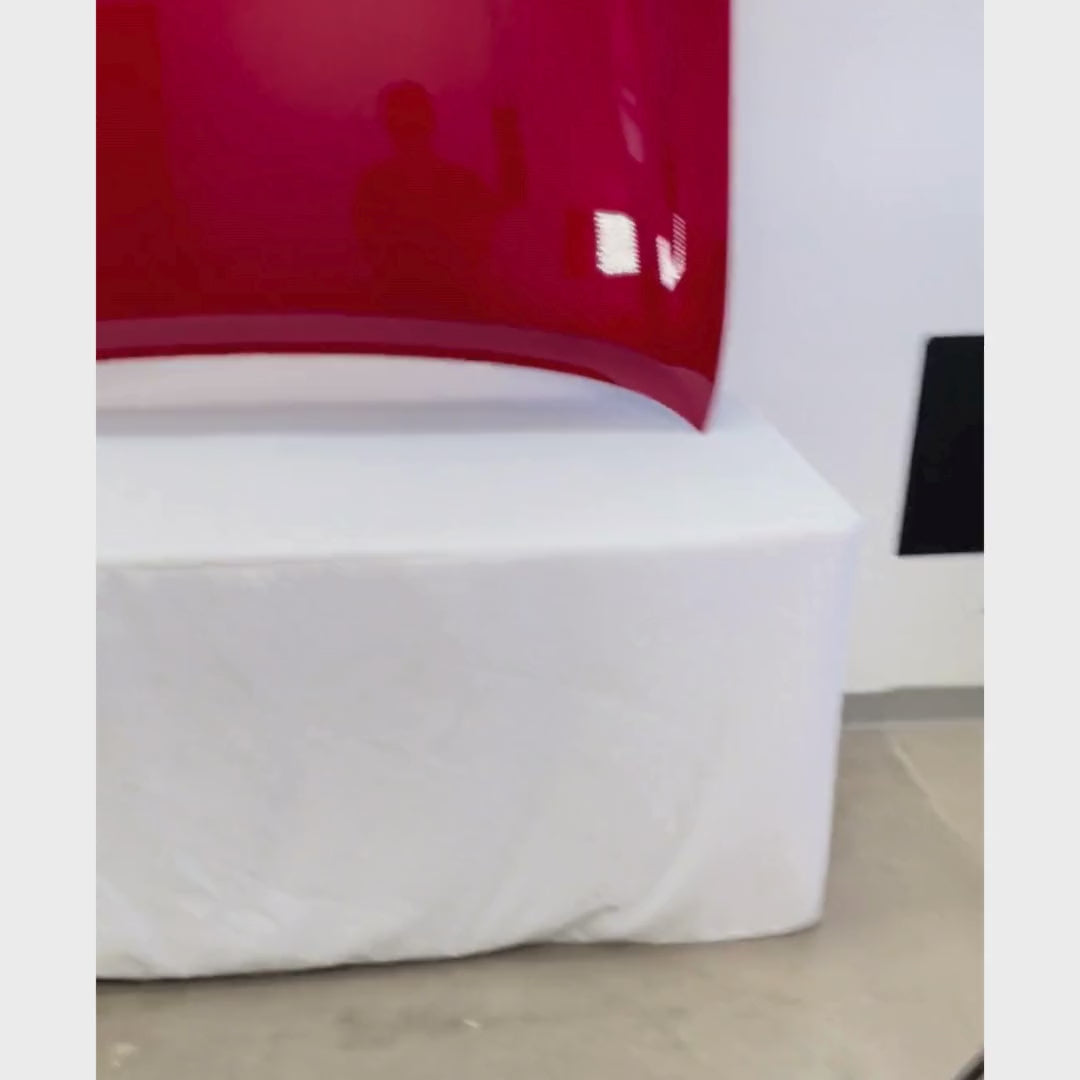 2016-2024 Toyota Tacoma Hood Painted (WITHOUT: Hood Scoop Opening | Aftermarket) Barcelona Red Mica Metallic (3R3) 5330104220 TO1230239 ReveMoto Painted Auto Parts Replacement 