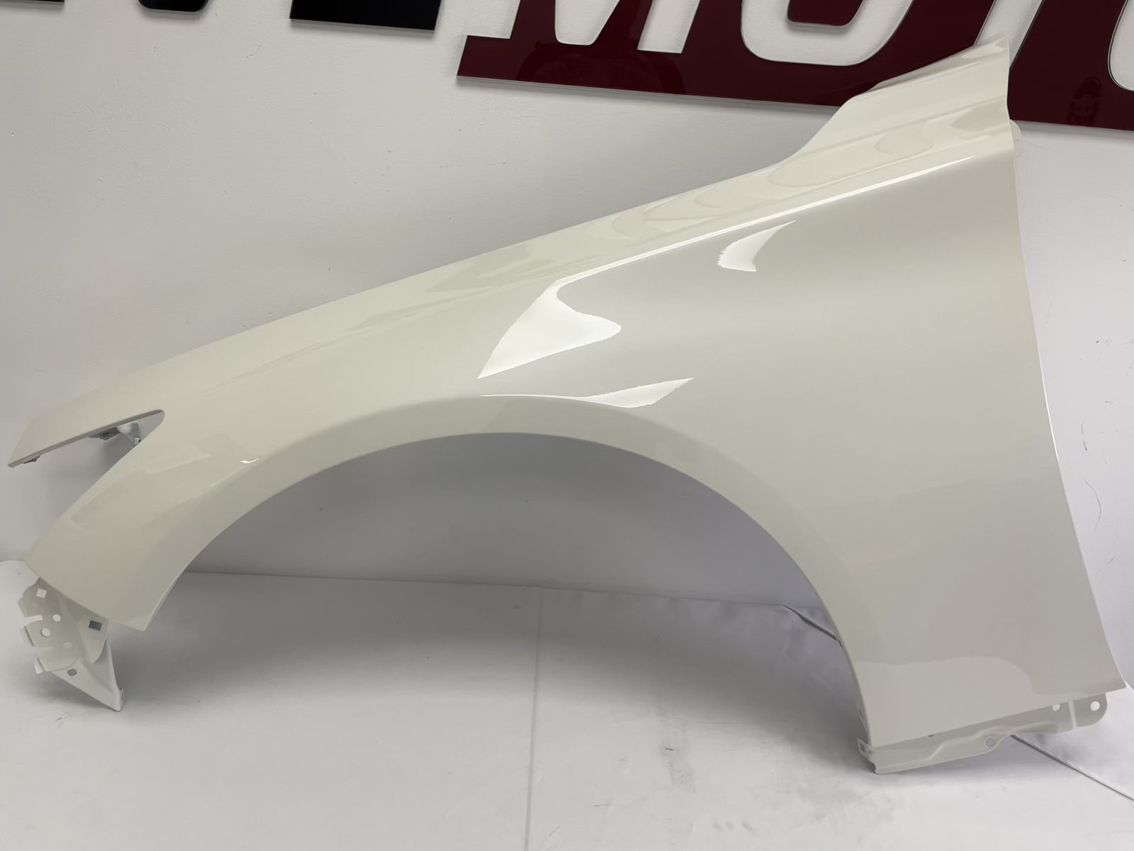 25018A - Painted Fender for 2014-2023 Infiniti Q50 (Left, Driver-Side) White Pearl (QAB) F31014HKMA F31014GAMA ReveMoto Painted Auto Parts Replacement