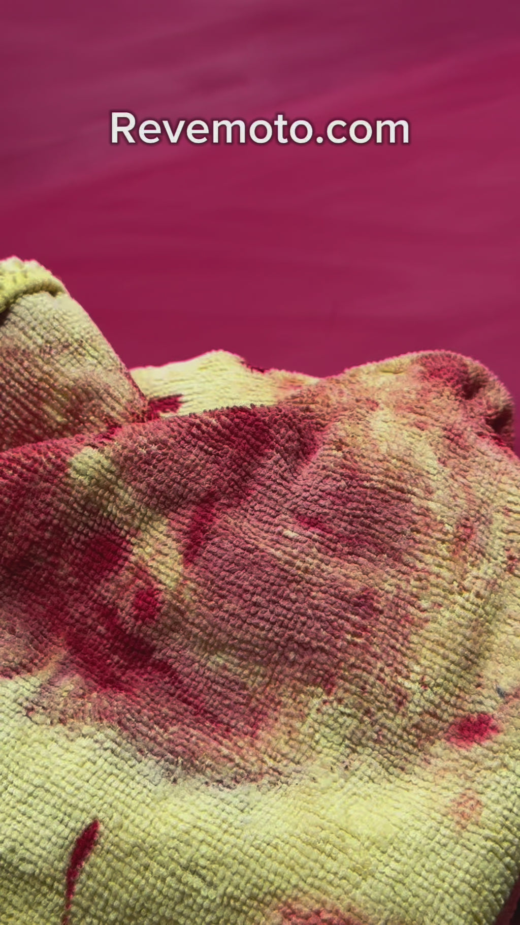 ReveMoto Touch-up Paint Red Corvette Front Bumper Rock Chip Removal Using ReveMoto Automotive Touchup Paint With Plastic Scraper and Polisher 