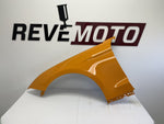 25872 - 2018-2020 Ford Mustang Fender Painted (Driver | Bullitt, EcoBoost, EcoBoost Premium)  Orange Fury Pearl (NL)  JR3Z16006A FO1240319 ReveMoto Painted Auto Parts Replacement