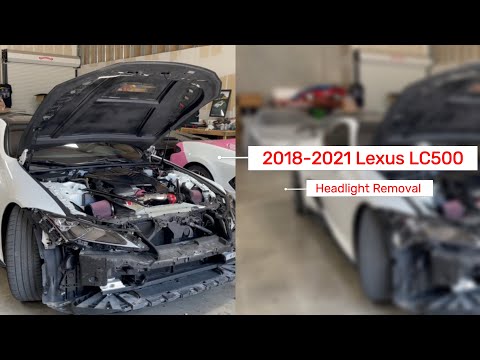 2018 2022 Lexus LC500 Headlight Removal | Easiest Way