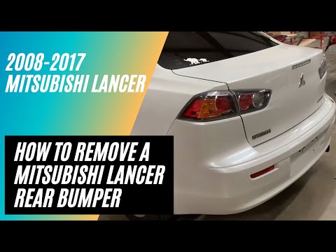 Learn how to replace your 2009-2017 Mitsubishi Lancer rear bumper cover
