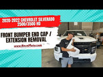How to Remove Front Bumper 2020-2022 Chevrolet Silverado 2500/3500 HD Extension Cap or End Cap