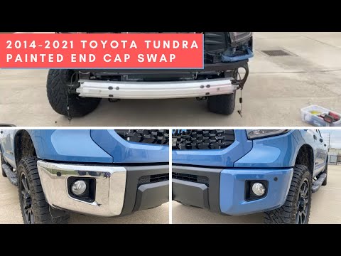 2014-2021 Toyota Tundra Front Bumper End Cap Painted (Aftermarket)