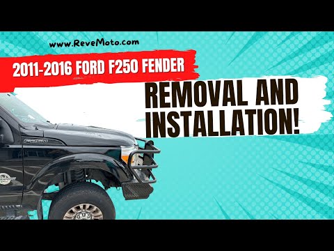 Quickest 2011-2016 Ford F250 Driver Fender Removal and Installation