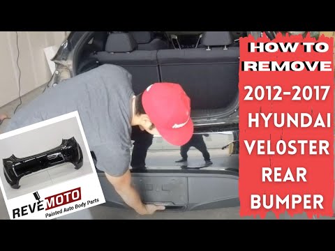 2013 Hyundai Veloster Rear Bumper Painted