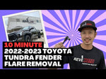 How to Replace Tundra Fender Flare | 2022-2023 Toyota Tundra Fender Flare Removal. Less Than 10 minutes. Super Easy.