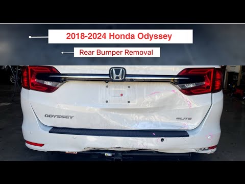 2018–2024 Honda Odyssey Rear Bumper Removal | Step-by-Step DIY Guide