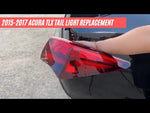 2015-2017 Acura TLX tail light replacement | ReveMoto