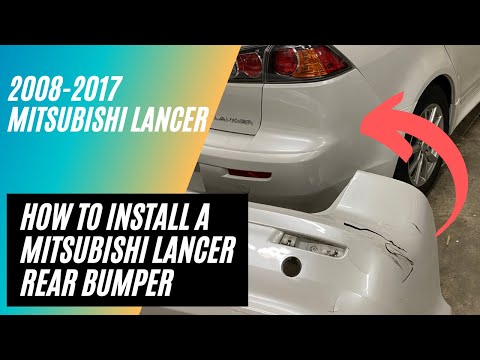 Learn to replace your 2009-2017 Mitsubishi Lancer Rear Bumper Cover
