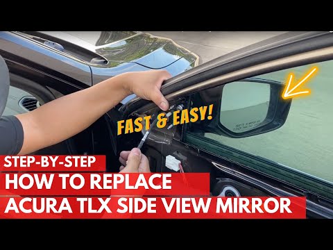2015-2018 Acura TLX Side View Mirror Painted (Passenger Side) 76200TZ3A02 2015-2016 Acura TLX Side View Mirror Painted (Driver-Side) 76250TZ3A02 ReveMoto Painted Auto Parts Replacement