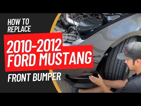 How to Replace a 2010-2012 Ford Mustang Front Bumper 