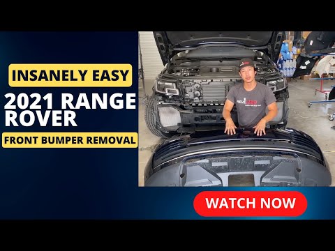 Fastest way to Remove a 2018-2022 Land Rover Range Rover Front Bumper