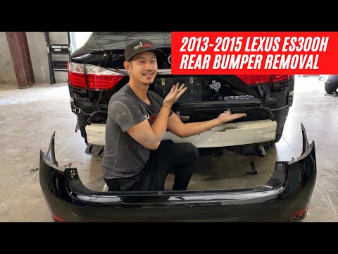 How to remove your 2013-2015 Lexus ES300H rear bumper | ReveMoto