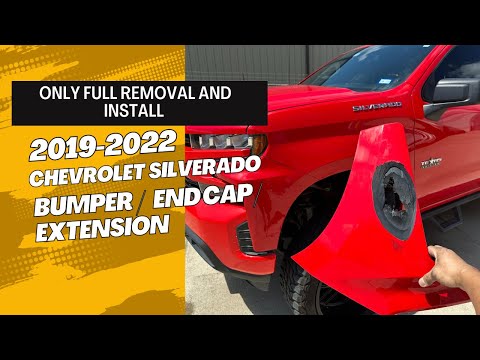 Full Removal and Installation of a 2019-2022 Chevrolet Silverado Front Bumper End Cap